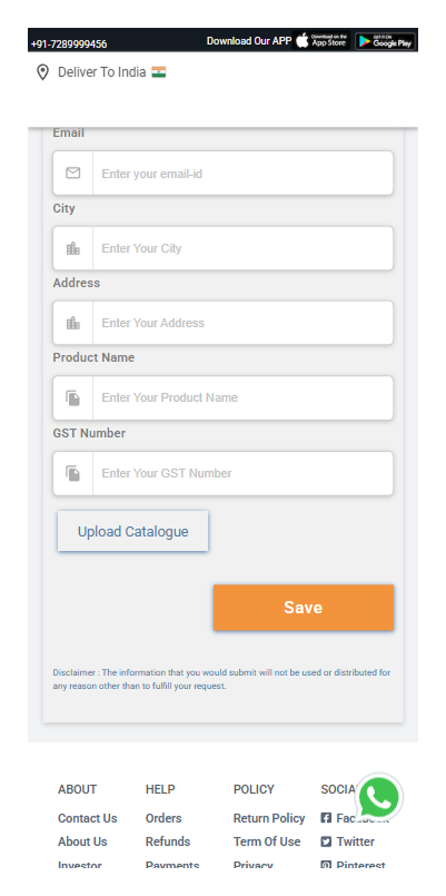 Mobile UI Screenshot